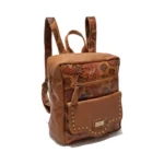 Mochila Genoveva - Marron textura Reptil