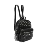 Mochila Gina - Negro Bolsillo Brilloso