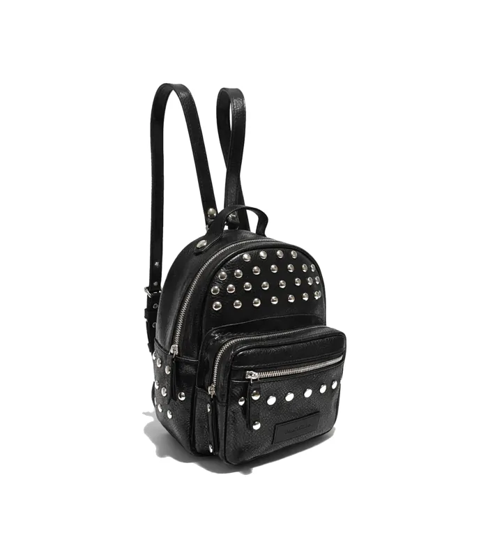 mochila-gina-negro-bolsillo-brilloso Mochila Gina - Negro Bolsillo Brilloso - Image 1