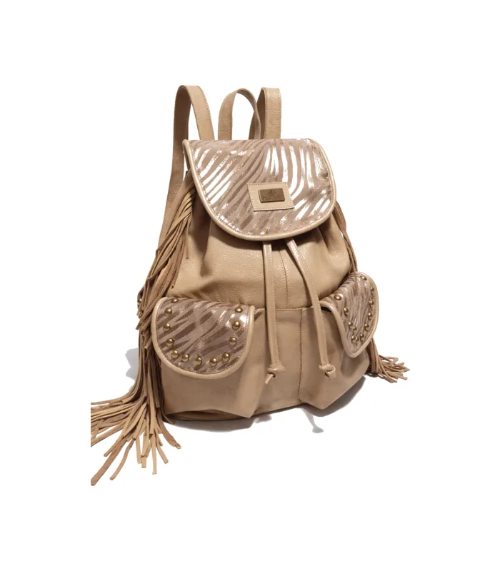 mochila-grace-beige-tapa-cebra Mochila Grace - Beige Tapa Cebra - Image 1
