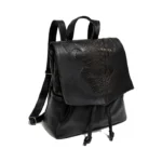 Mochila Isabel - negro tapa croco