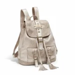 Mochila Lara - Dorada Detalles Brillosos