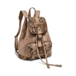 Mochila Lara - Vison / Tapa Reptil