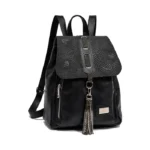 Mochila Natalia - Negro Tapa Reptil