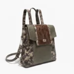 Mochila Zoe - Peltre con animal print