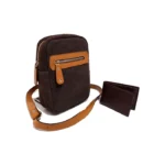 Morral chico unisex - efecto cuero carpincho